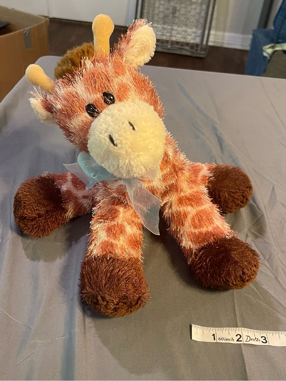 jcpenney Brown, Cream & Light Blue Giraffe Plush